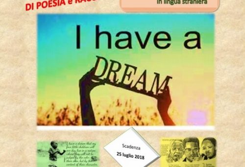 “I HAVE A DREAM” – Concorso Letterario