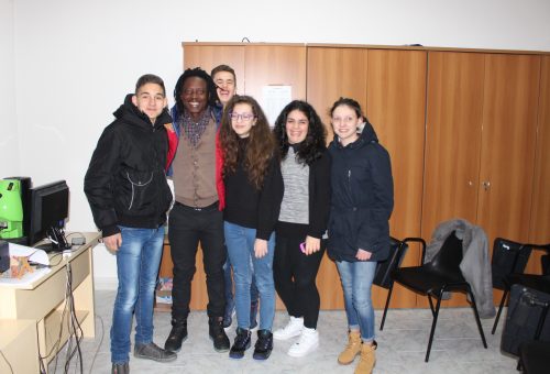 Con gli studenti dell’Istituto “A.Manzi” di Calitri