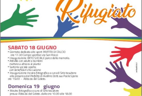 Giornata Mondiale del Rifugiato, a Sant’Angelo dei Lombardi incontri, sport e riflessioni